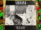 NIRVANA - BLEACH 1989 TUPELO FIRST PRESS Vinyl LP GRUNGE TUP LP6 A1 / B1  Black