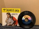 1962 Annette THE MONKEYS UNCLE 45 RPM 7” Single (Buena Vista Records) A33-2