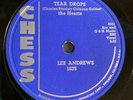 Lee Andrews 45 Tear Drops/Girl Around CHESS orig doowop R&B HEAR 926