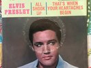 Elvis 447-0618 All Shook Up / That's When Your Heartaches Begin 45 RPM Record