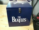 The Beatles 45 RPM Record Storage box Quality Solid Wood New & NICE