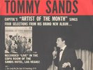 TOMMY SANDS-PROMO ONLY-4-SONG-EP-PICTURE SLEEVE+45-(LIVE FROM THE SANDS)-PS-PIC