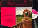 BACH FLUTE SONATAS Vol. 1 RAMPAL VEYRON-LACROIX  ED1 STEREO ERATO STE 50121 NM