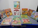 12 Vintage Disney Children's See Hear Read Along Story Books and Records Lot
