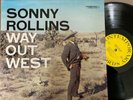 Sonny Rollins Way Out West.  OJC- 337 Contemporary Jazz LP  7530