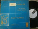 JEAN FOURNIER / KREISLER 14 pieces for violin / VEGA C 30 A 38