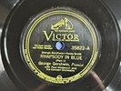 George Gershwin Paul Whiteman RHAPSODY IN BLUE 1 & 2 Victor 35822 78rpm 12