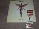 NIRVANA = IN UTERO  ORIGINAL EU 1993 VINYL LP PRESSING + VRARE  UNUSED TICKET