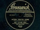 78tk-Jazz-BRUNSWICK 80141-Art Tatum-(After you've Gone/Deep Purple)