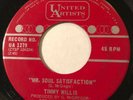 NORTHERN SOUL Timmy Willis MR. SOUL SATISFACTION United Artists 45 rare Canadian