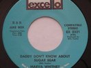 Funk Soul MARVA WHITNEY Daddy Don't Know About Sugar Bear NM- EXCELLO 45 HEAR