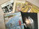 5 x genesis vinyl LP's inc Foxtrot, Selling Eng, Nursery Crime, Lamb Lies, Live