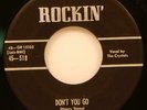 The Crystals Don't You Go / My Girl 45 EX+ 1953 Doo-Wop R&B Rockin'