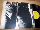 G 1971 The Rolling Stones Sticky Fingers LP Album w/ real zipper