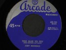 JOEY MICHEALS: Sixteen Cats / Too Blue To Cry 45 Rockabilly