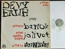 DEVY ERLIH BARTOK JOLIVET STRAVINSKY LP ADES 15 502 ORIG. FRENCH STEREO ED1 RARE