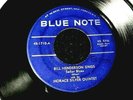 BILL HENDERSON & HORACE SILVER QUINTET Senor Blues/Tippin' RARE BLUE NOTE 45 RVG