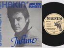 SHAKIN' STEVENS *  Justine * 1983 UK BLUE EP * Neo ROCKABILLY TEDDY BOYS *