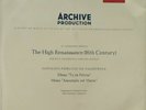 DGG ARCHIV SAPM 198 341 *RED STEREO*  PALESTRINA *REGENSBERGER SCHREMS* EX/NM