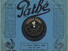 78rpm ORCHESTRE PATHÉ FRÈRES La Marseillaise French 1920 Vertical cut Pathé 10½