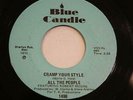 ALL THE PEOPLE Cramp Your Style / Whatcha Gonna Do About It  BLUE CANDLE FUNK
