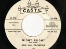 Halloween R&B Instro RENE HALL Night Fright CASTIL Promo Rare 45 VG+