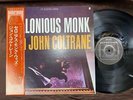 THELONIOUS MONK JOHN COLTRANE RIVERSIDE SMJ 6149 OBI MONO JAPAN Vinyl LP