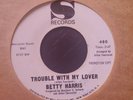 BETTY HARRIS: Ride Your Pony / Trouble With My Lover 45 (dj) rare Soul PROMO VG