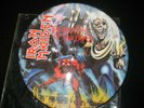 Iron Maiden Picture Disk The Number Of the Beast 1982 EMI Clear Vinyl Jacket