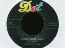 THE FIVE STARS Atom Bomb Baby on Dot R&B Doo Wop Rocker 45 Hear
