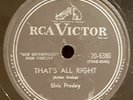 ELVIS PRESLEY 78 RPM Record THAT'S ALL RIGHT & BLUE MOON OF KENTUCKY Canada