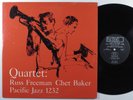 RUSS FREEMAN/CHET BAKER Quartet PACIFIC JAZZ LP mono  