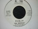 soul majestics missing you/i done told al tog   orig 45 usa northern soul