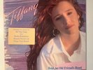 TIFFANY Hold An Old Friend's Hand vinyl LP 1988 MCA Records Promo Hype Sticker