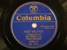 JAZZ JOE VENUTI RUSS MORGAN Red Velvet / Black Satin BLK COLUMBIA 3105