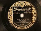 JAZZ LOUISIANA RHYTHM KINGS I Have To Have You/Oh, Lady Be Good  BRUNSWICK 4706