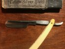 Antique / Vintage Finest Silver Steel Sheffield made MATINEE Straight Razor