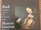 Maurice Gendron-Bach,Complete Suites For Cello. 1ST E.D. PHILIPS 835 272/74. NM