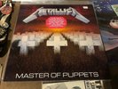 METALLICA (RARE) WHITE LABEL PROMO MASTER OF PUPPETS LP W/ X-RATED WARNING STICK