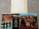 THE BEATLES 3 LP Lot: The White Album, Something New, Sgt. Peppers Lonely Hearts