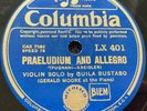 GUILA BUSTABO & MOORE Kreisler Violin ORIG Columbia LX 401 UK-1934 12
