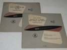 Decca 10inch LX 3056 & 3057 LOLA BOBESCO Violin Sonatas Faure Franck 1951 ED1 NM