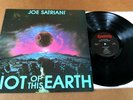 Orig Joe Satriani Not Of This Earth Vinyl LP 1st Cover Near Mint No Reserve