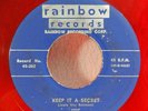 THE FIVE CROWNS - Keep It A Secret - RED OP Vinyl 45 Record -  DOO-WOP