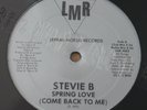 Stevie B 12” Single   “Spring Love”   LMR 4002   SEALED Freestyle Electro