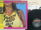 BON JOVI SLIPPERY WHEN WET MERCURY 28PP-1025 Japan OBI VINYL LP