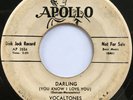 VOCALTONES Darling/Three Kinds of People R&B DOO WOP PROMO 45 hear