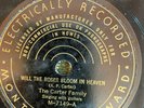 Mont Ward 7149 Carter Family ROSES BLOOM IN HEAVEN 1932  78rpm Country E+