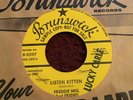 45 RPM  Freddie Neil BRUNSWICK DJ 55117 Listen Kitten ROCKABILLY M-