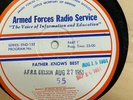 16-inch  33rpm Armed Forces Radio Services 